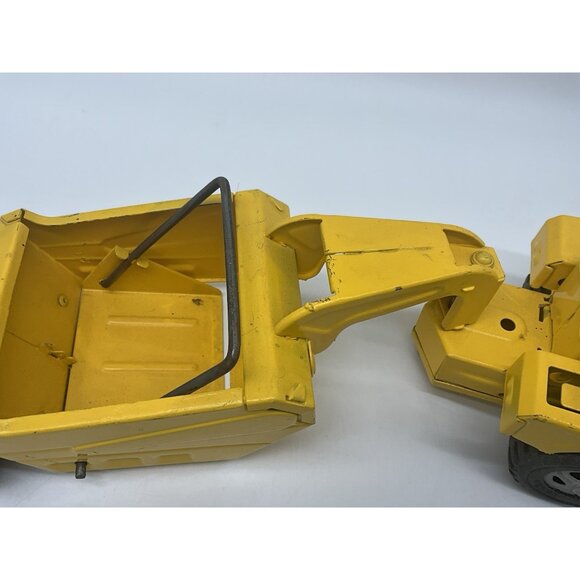 Tonka Vintage 1960s/70's Metal  Mini Scraper Earth Mover 13.5" Long Collectible - Picture 10 of 16